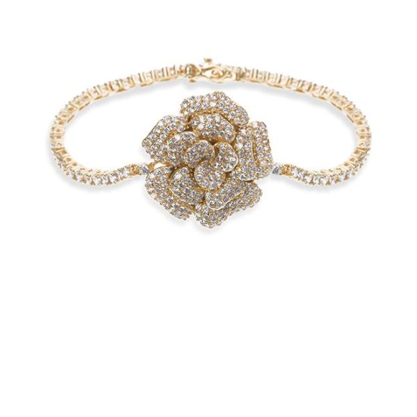 Ivory and Co Blossom Gold Bracelet