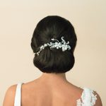 Ivory and Co Silver Scroll Pearl Bridal Comb
