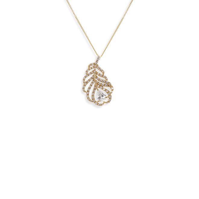 Ivory and Co Long Island Gold Pendant