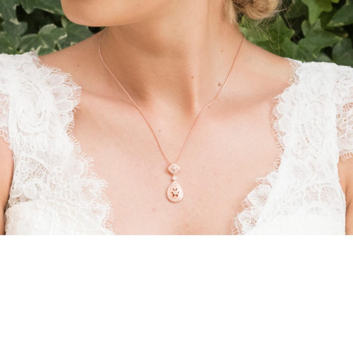 Ivory and Co Moonstruck Rose Pendant