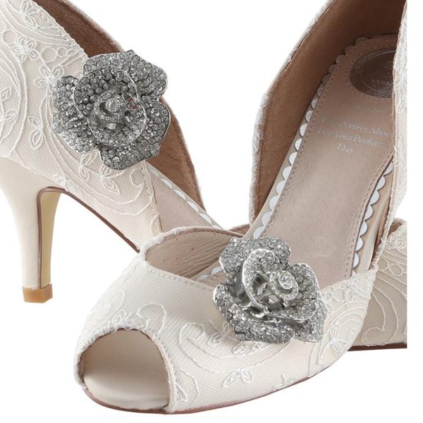 Perfect Bridal Peach Shoe Trim