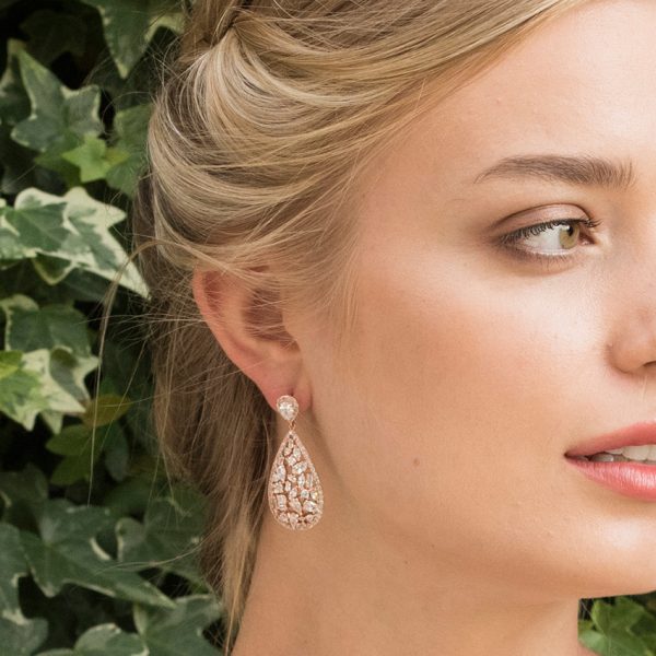 Ivory and Co Pasadena Rose Earrings