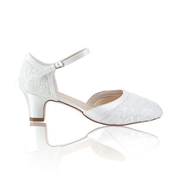 Perfect Bridal Ingrid Shoes - Ivory Lace