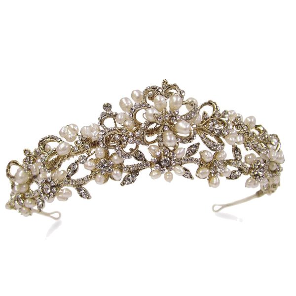 Ivory and Co Shelby Gold Tiara