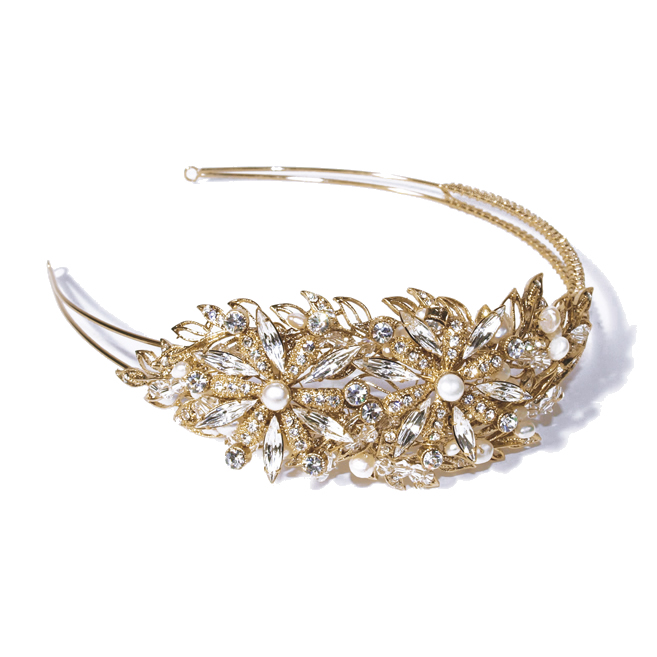 Ivory and Co Savannah Gold Headband