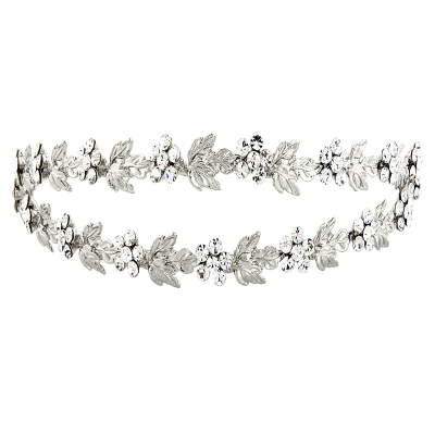 Elite Collection Crystal Shimmer Headband - Clear