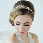 Sass B Bethany Crystal Luxe Tiara - Gold