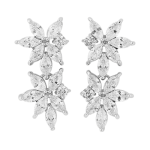 CZ Collection Statement Gem Earrings