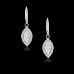 CZ Collection Dainty Crystal Drop Earrings