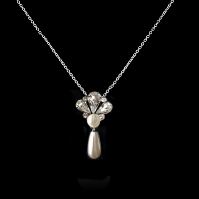 Sass B Collection Gatsby Pearl Drop Necklace