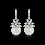 CZ Collection Vintage Chic Earrings - A