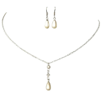 Athena Collection Simply Chic Pearl Necklace Set