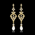CZ Collection Enchanting Earrings - Gold