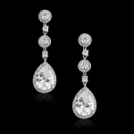 CZ Collection Eternally Crystal Earrings