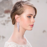 CZ Collection Crystal Extravagance Earrings