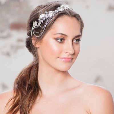 Elite Collection Bejewelled Gatsby Style Headband