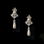 Sass B Collection Exquisite Starlet Pearl Earrings