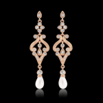CZ Collection Enchanting Earrings - Rose Gold