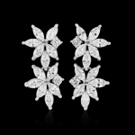 CZ Collection Statement Gem Earrings