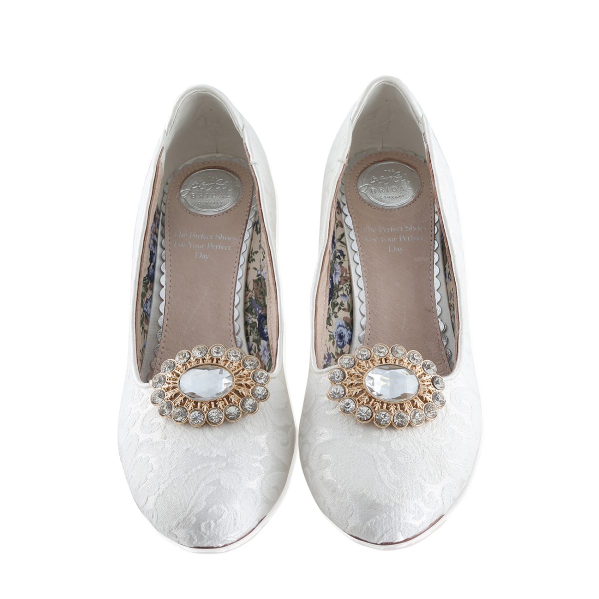 Perfect Bridal Pear Shoe Trim - Gold