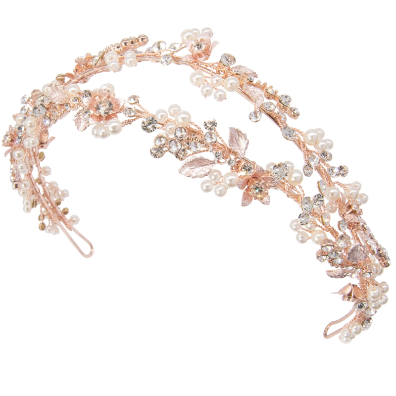 Athena Collection - Enchantment Vine Headband - Rose Gold * 1