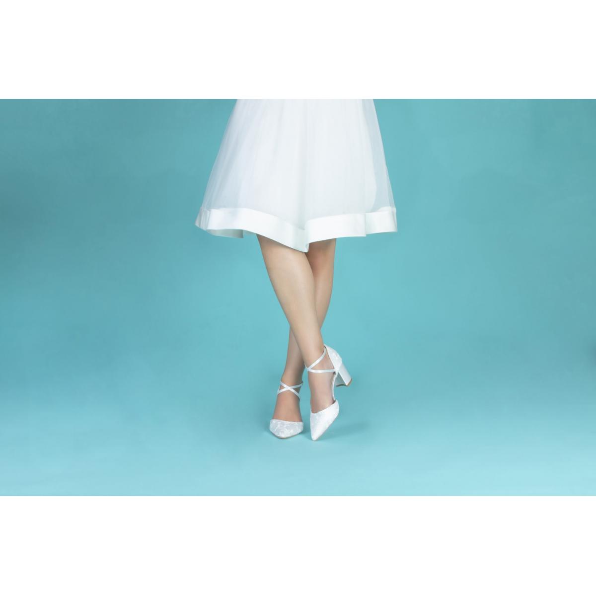 Perfect Bridal Maisie Shoes - Ivory Lace 3