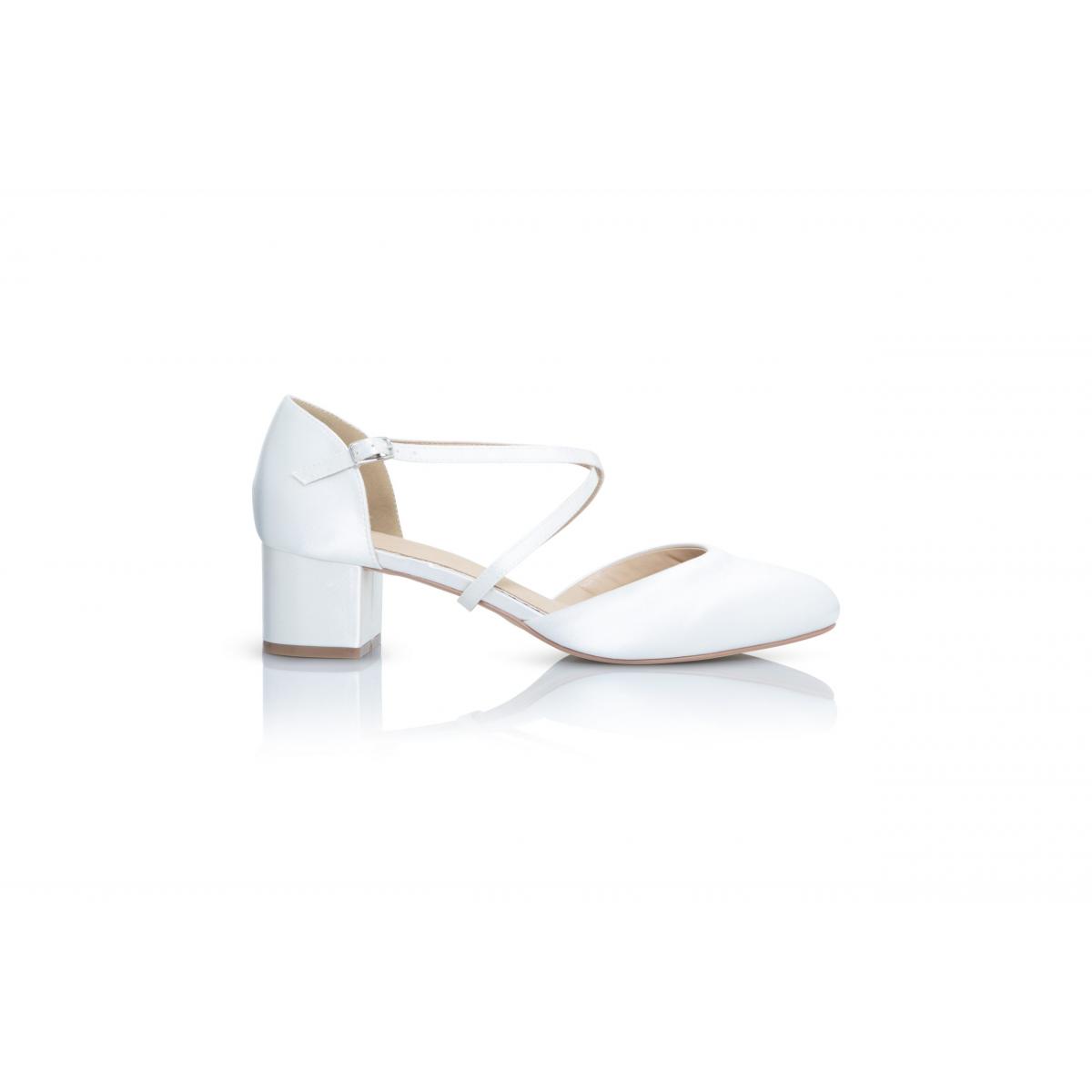 Perfect Bridal Remi Shoes - Ivory Satin 1